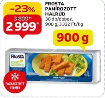 Auchan FROSTA PANÍROZOTT HALRÚD 900g ajánlat