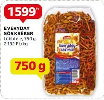 Auchan EVERYDAY SÓS KREKER 750 g ajánlat