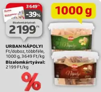 Auchan URBAN NÁPOLYI 1000 g ajánlat