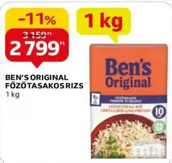 BEN'S ORIGINAL FŐZŐTASAKOS RIZS 1 kg