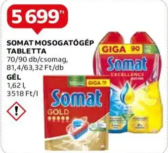 SOMAT MOSOGATÓGÉP TABLETTA 70/90 db/csomag