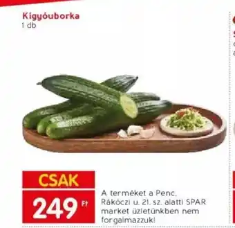 Spar Market Kigyóuborka ajánlat