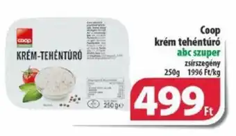 Coop Coop krém tehéntúró 250 g ajánlat