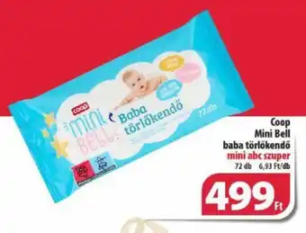 Coop Coop Mini Bell baba törlőkendő 72 db ajánlat
