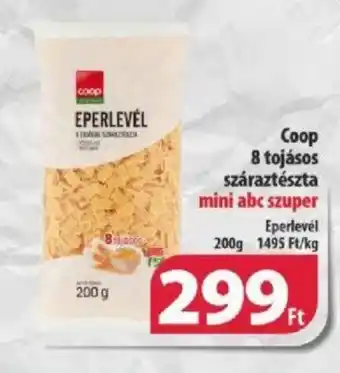 Coop Coop 8 tojásos száraztészta 200 g ajánlat