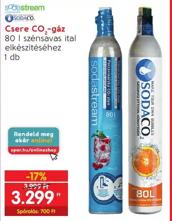 sodastream Csere CO₂-gáz 1 db