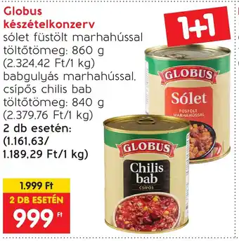 Globus készételkonzerv 860 - 840 g