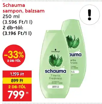 Interspar Schauma sampon, balzsam 250 ml ajánlat