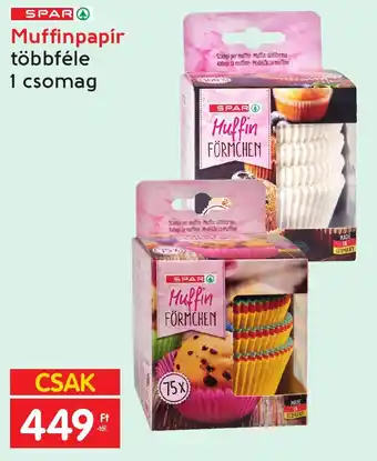 SPAR Muffinpapír 1 csomag