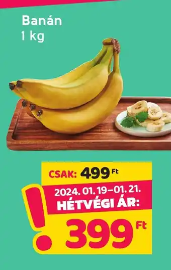 Interspar Banán 1 kg ajánlat