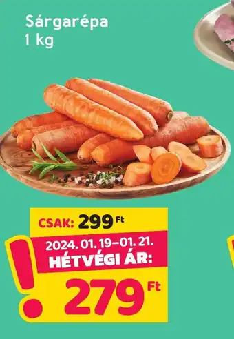 Interspar Sárgarépa 1 kg ajánlat