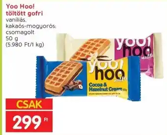 Yoo Hoo! töltött gofri 50 g