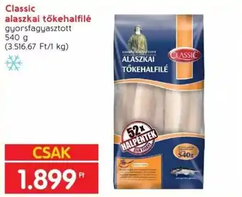 Interspar Classic alaszkai tőkehalfilé 540g ajánlat