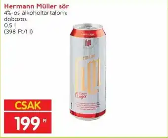 Interspar Hermann Müller sör 0.5l ajánlat