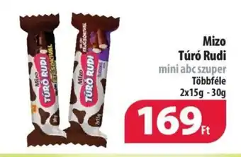Coop Mizo Túró Rudi mini abc szuper 2x15g ajánlat