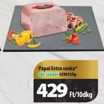 Coop Pápai Extra sonka 10dkg ajánlat