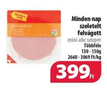 Coop Minden nap szeletelt felvágott 130-150g ajánlat