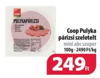 Coop Coop Pulyka párizsi szeletelt 100g ajánlat