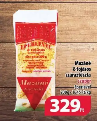 Coop Mazáné 8 tojásos száraztészta 200g ajánlat