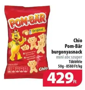 Coop Chio Pom-Bär burgonyasnack 50g ajánlat