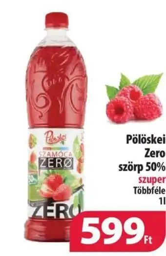 Coop Pölöskei Zero szörp 50% 1l ajánlat