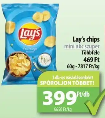 Coop Lay's chips 60g ajánlat