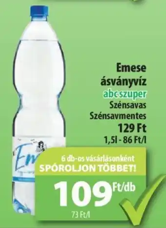 Coop Emese ásványvíz 1.5l ajánlat