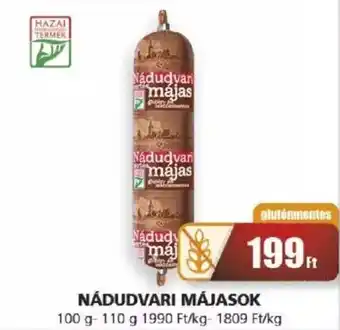 NÁDUDVARI MÁJASOK 100g-110g