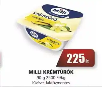 MILLI KRÉMTÚRÓK 90g
