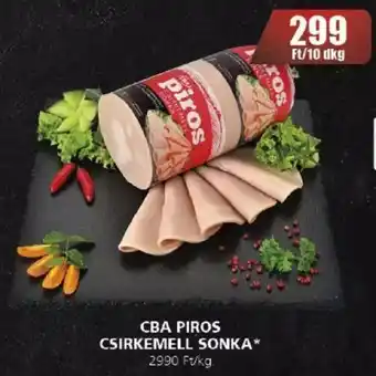 Príma CBA PIROS CSIRKEMELL SONKA 10dkg ajánlat