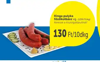 PRIVÁT Kinga pulyka főzőkolbász 10dkg ajánlat