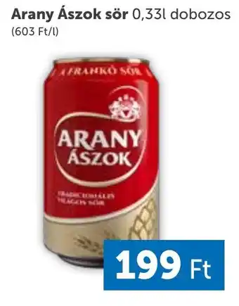 PRIVÁT Arany Ászok sör 0,33l ajánlat