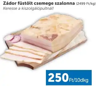 PRIVÁT Zádor füstölt csemege szalonna 10dkg ajánlat