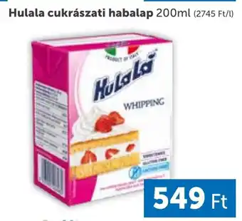 Hulala cukrászati habalap 200ml