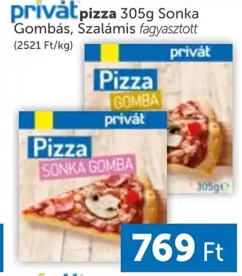 PRIVÁT privat pizza 305g Sonka ajánlat
