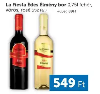 La Fiesta Édes Élmény bor 0,75l