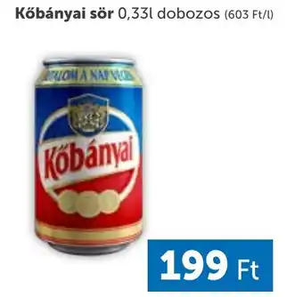 PRIVÁT Kőbányai sör 0,33l ajánlat