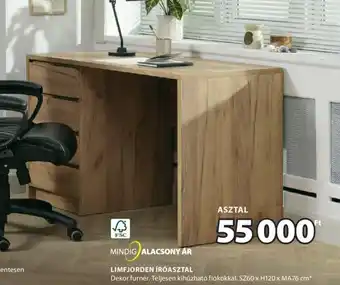 JYSK LIMFJORDEN ÍRÓASZTAL ajánlat