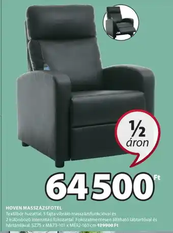 HOVEN MASSZÁZSFOTEL