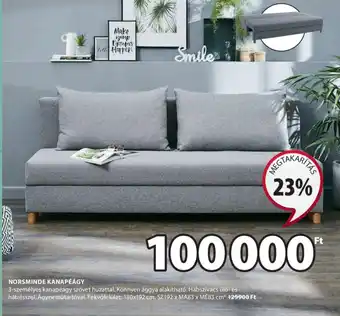 JYSK NORSMINDE KANAPÉÁGY ajánlat