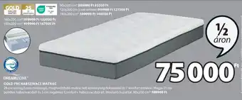 JYSK DREAMZONE GOLD F95 HABSZIVACS MATRAC 1 db ajánlat