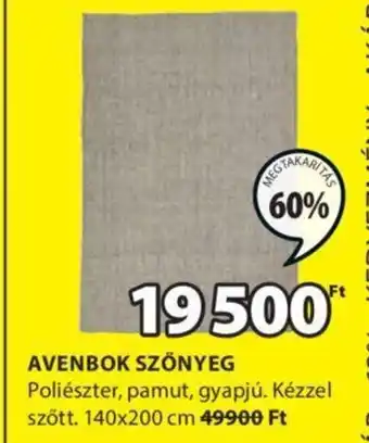 JYSK AVENBOK SZŐNYEG 1 db ajánlat