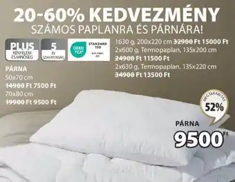 JYSK PÁRNA 1 db ajánlat