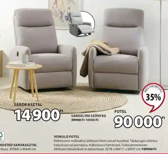 JYSK VONSILD FOTEL 1 db ajánlat