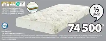 JYSK DREAMZONE GOLD F35 HABSZIVACS MATRAC 1 db ajánlat