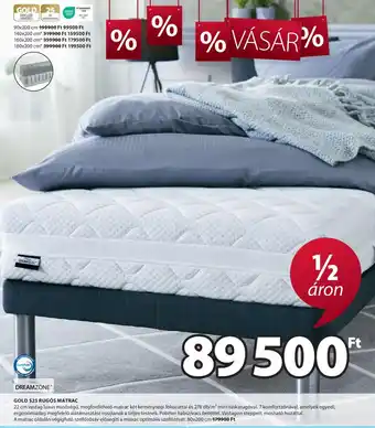 JYSK DREAMZONE GOLD S25 RUGÓS MATRAC 1 db ajánlat