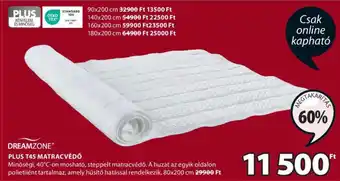DREAMZONE PLUS T45 MATRACVÉDŐ 1 db