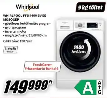 Media Markt WHIRLPOOL FFB 9469 BV EE MOSÓGÉP ajánlat