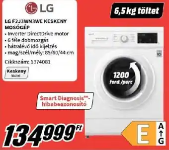 LG F2J3WN3WE KESKENY MOSÓGÉP