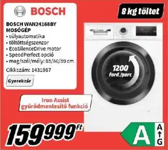 Media Markt BOSCH WAN24168 BY MOSÓGÉP ajánlat